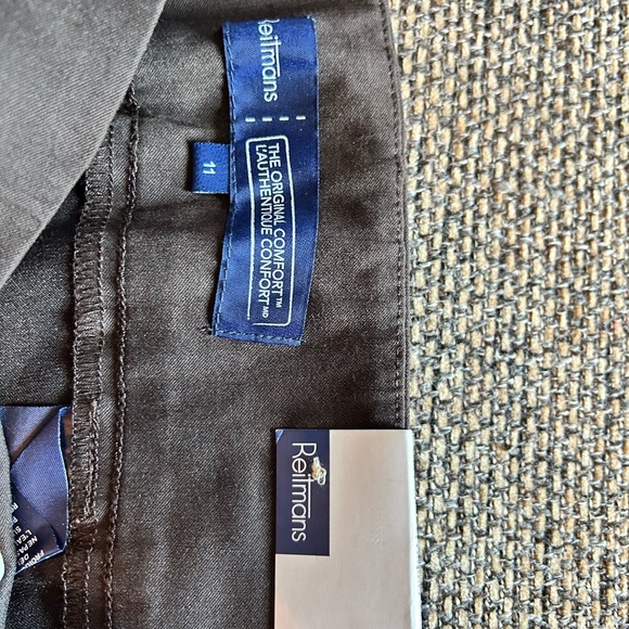 NWT - Reitmans chocolate brown dress pants, size 11 - tall - Picture 4 of 6